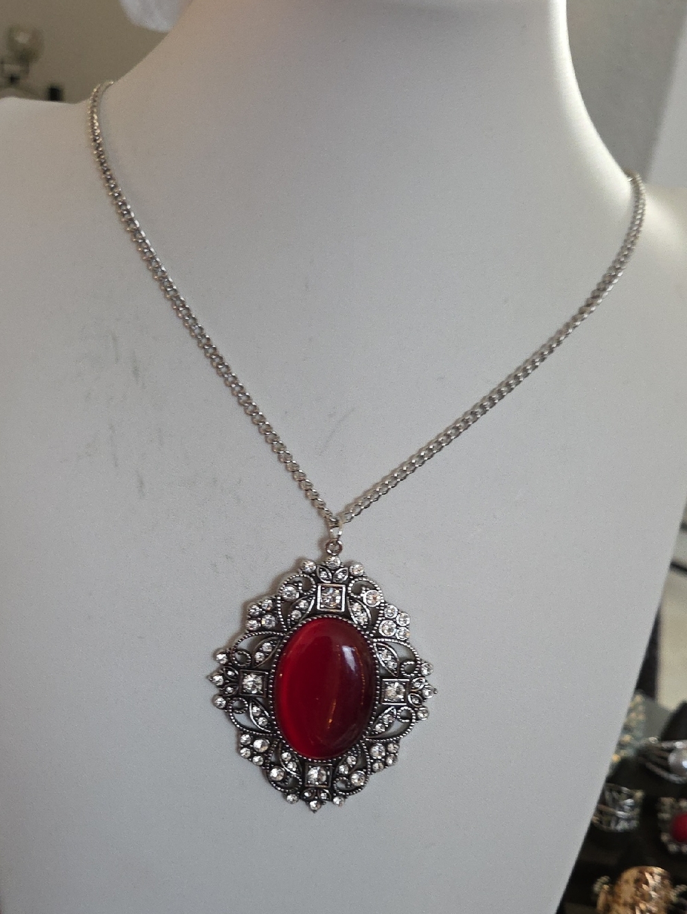 Paparazzi Dream Board Dazzle Red Necklace NWT